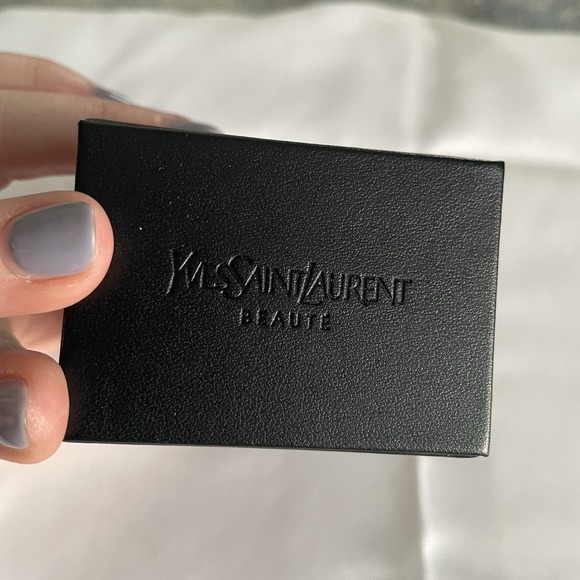 YSL BEAUTE Black Magnetic Brush Makeup Box Gold Logo YVES Saint Laurent NEW - Picture 6 of 12